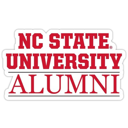 R & R IMPORTS R & R Imports STC4-C-NCS20 ALUM 2pk NC State Wolfpack 4 in. Laser Cut Alumni Vinyl Decal Sticker - Pack of 2 STC4-C-NCS20 ALUM 2pk